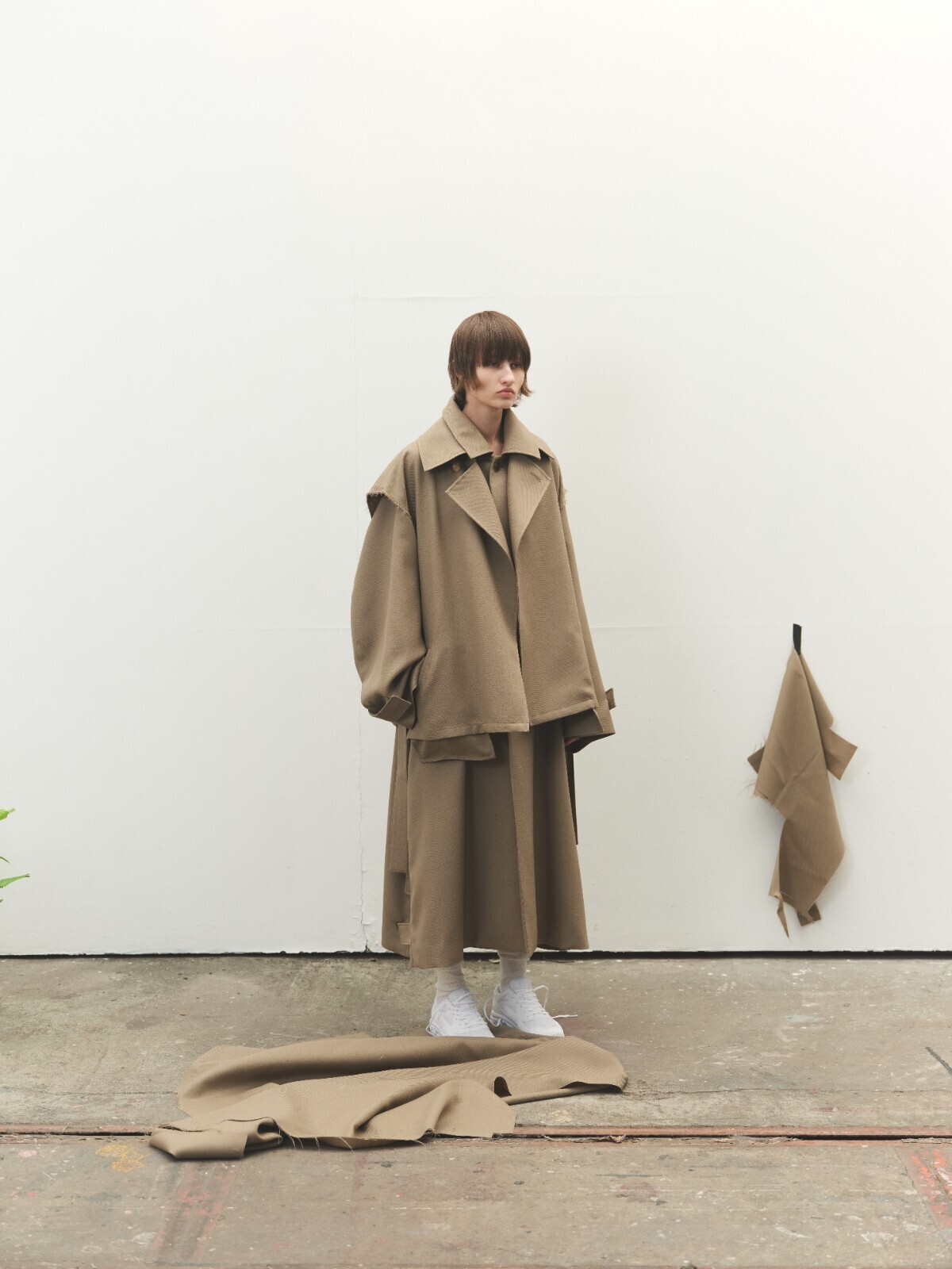 blanc ym 23aw ショートトレンチ S Blanc YM - 【Blanc YM×Retikle】Short trench coat | Retikle