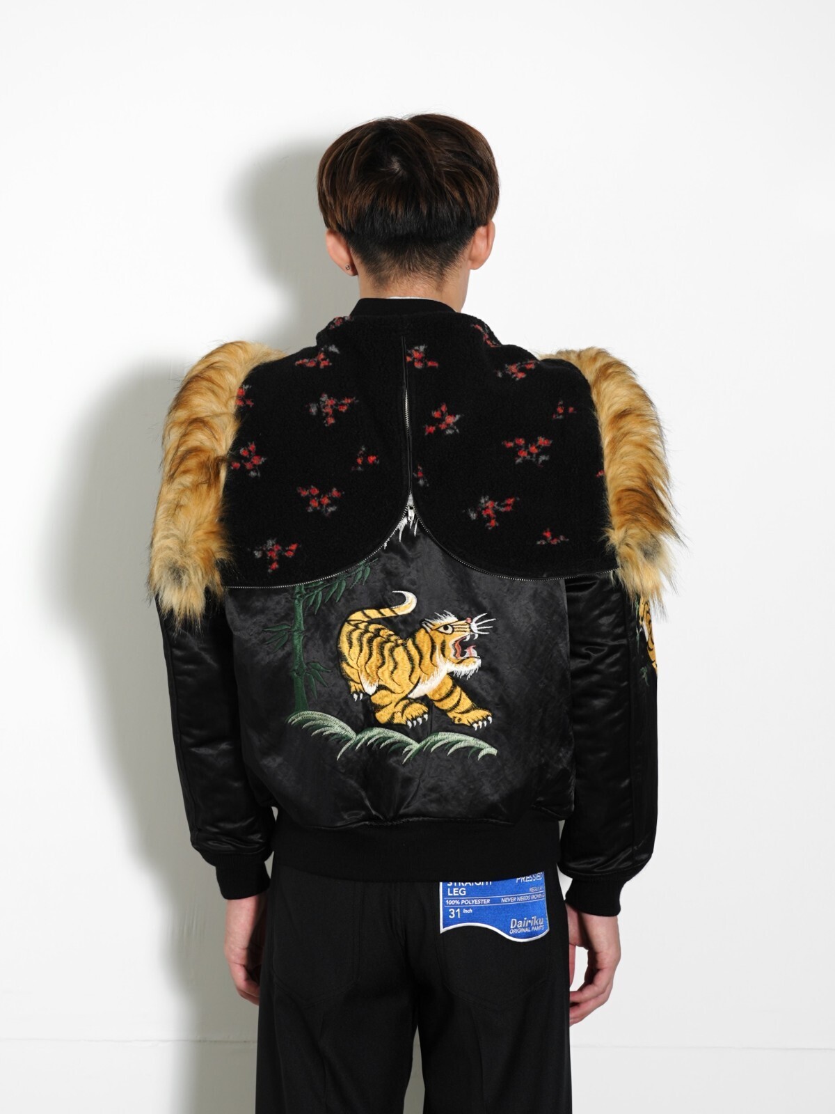 DAIRIKU 男士 KOREAN Jacket with Fur Hoodie 圖片11