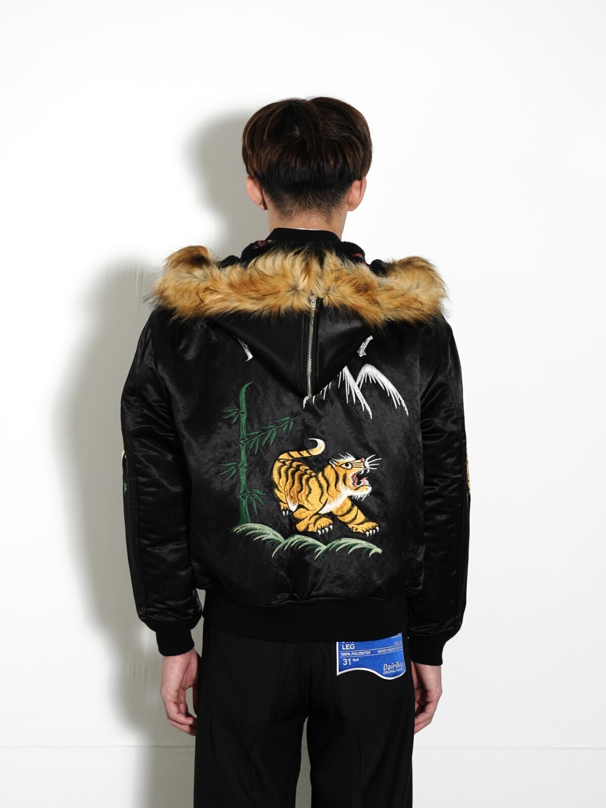DAIRIKU 男士 KOREAN Jacket with Fur Hoodie 圖片10