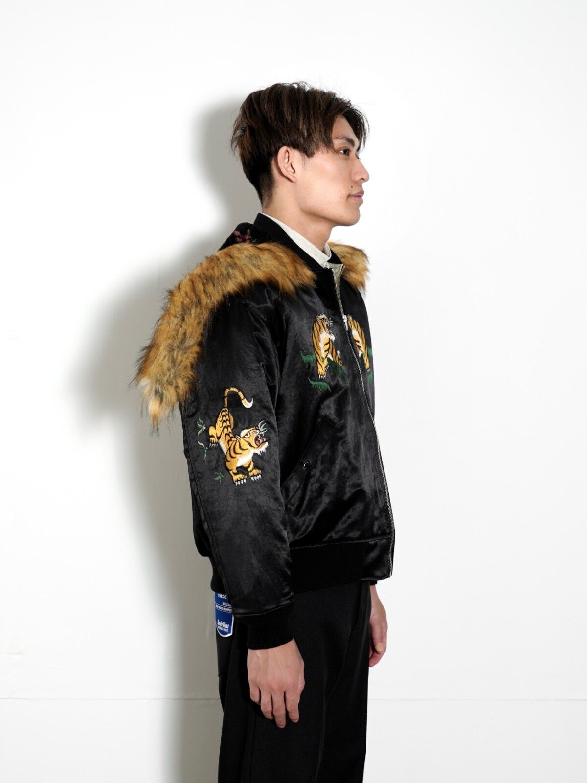 DAIRIKU 男士 KOREAN Jacket with Fur Hoodie 圖片9