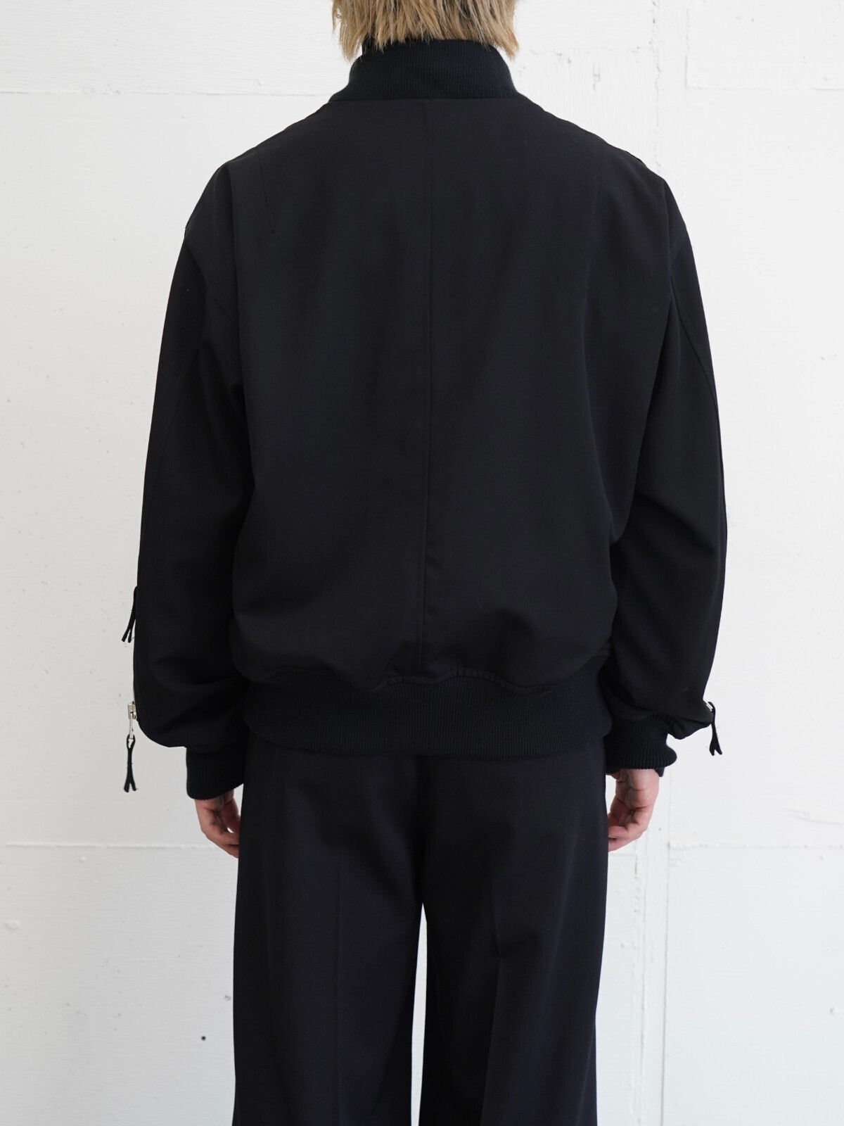 ヒビキ ナカミナミ メンズ テーラードカラー ボンバージャケット 画像3