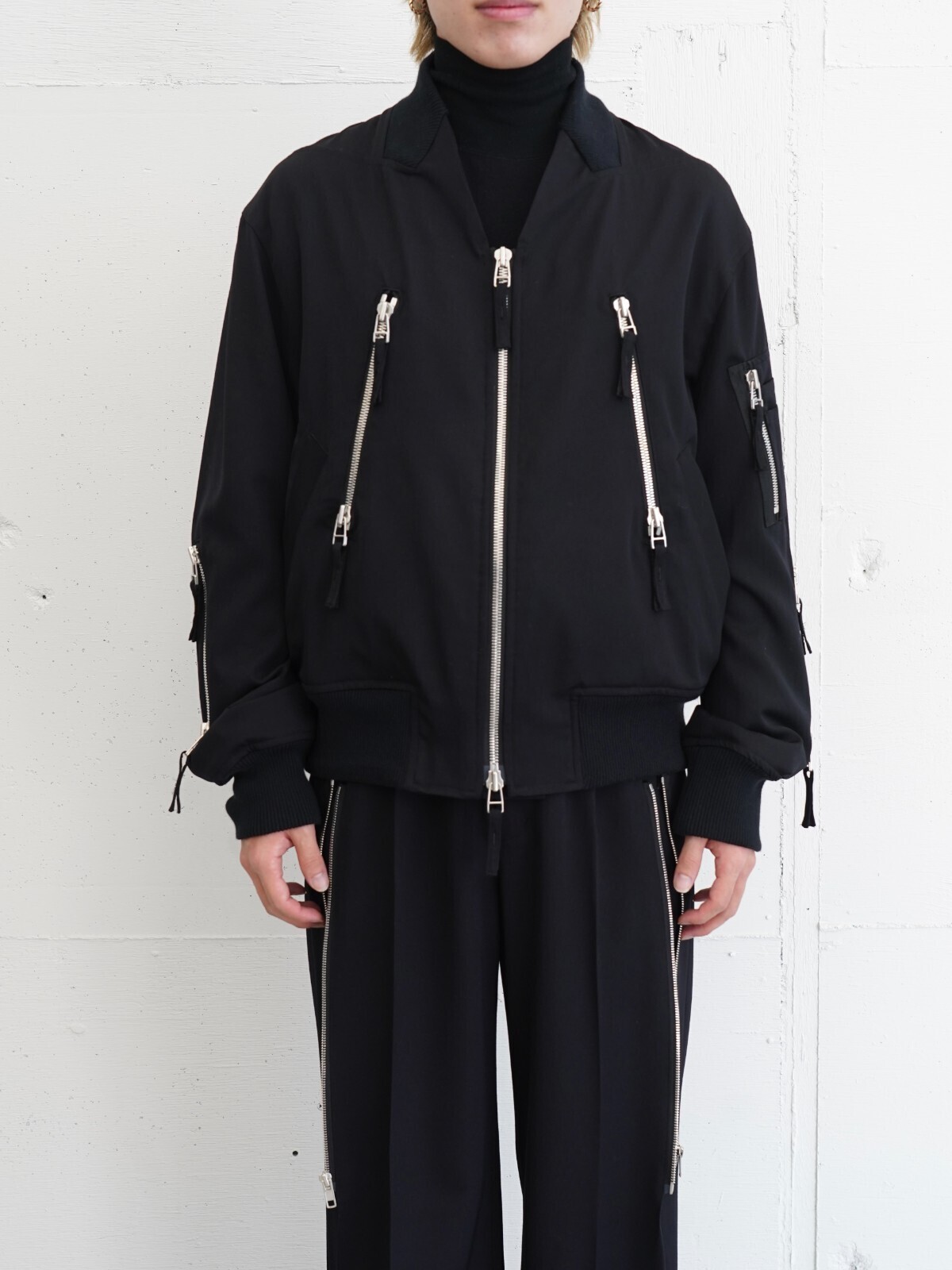 Hibiki Nakaminami 男士 LUCAS / TAILORED COLLAR BOMBER 圖片1