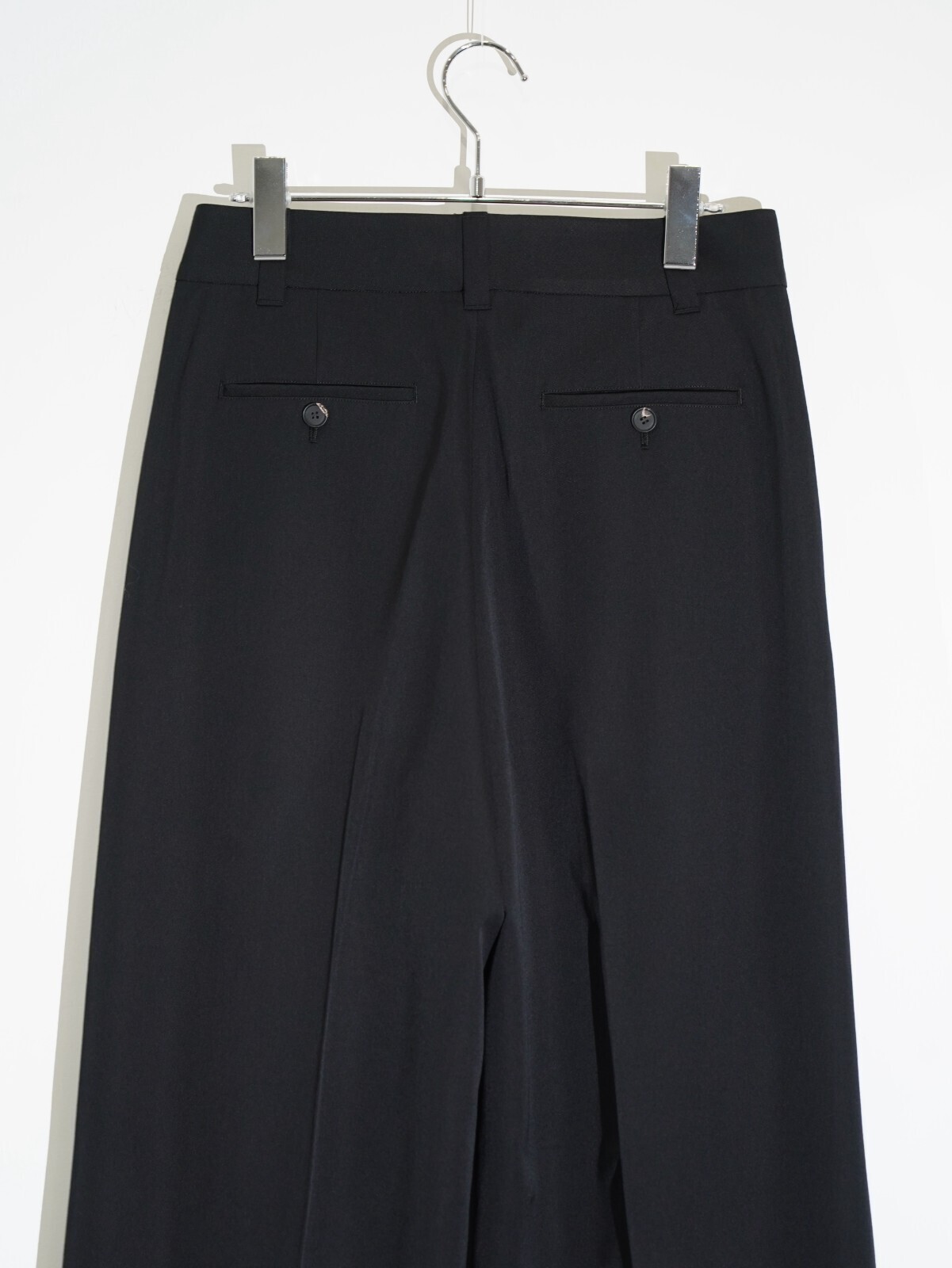 Hibiki Nakaminami WOMENS & MENS ZIPPED TROUSERS (Black) IMAGE6
