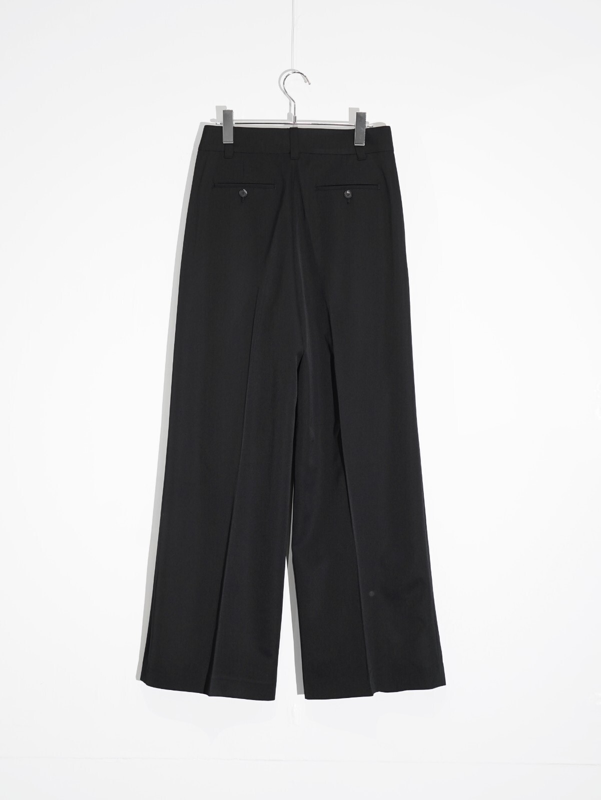 Hibiki Nakaminami WOMENS & MENS ZIPPED TROUSERS (Black) IMAGE3