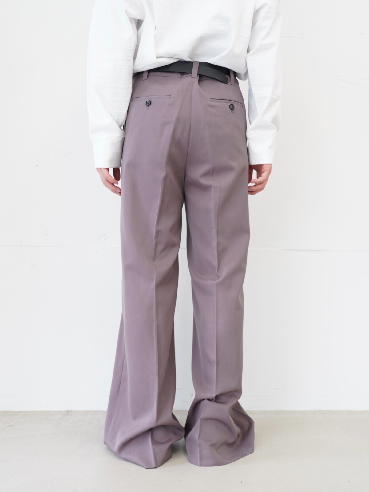 Hibiki Nakaminami 여성 & 남성 ZIPPED TROUSERS (Rubic Gray) 이미지3