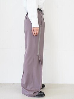 Hibiki Nakaminami 女裝 & 男裝 ZIPPED TROUSERS (Rubic Gray) 圖片2