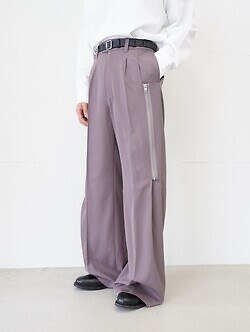 Hibiki Nakaminami 女裝 & 男裝 ZIPPED TROUSERS (Rubic Gray) 圖片4
