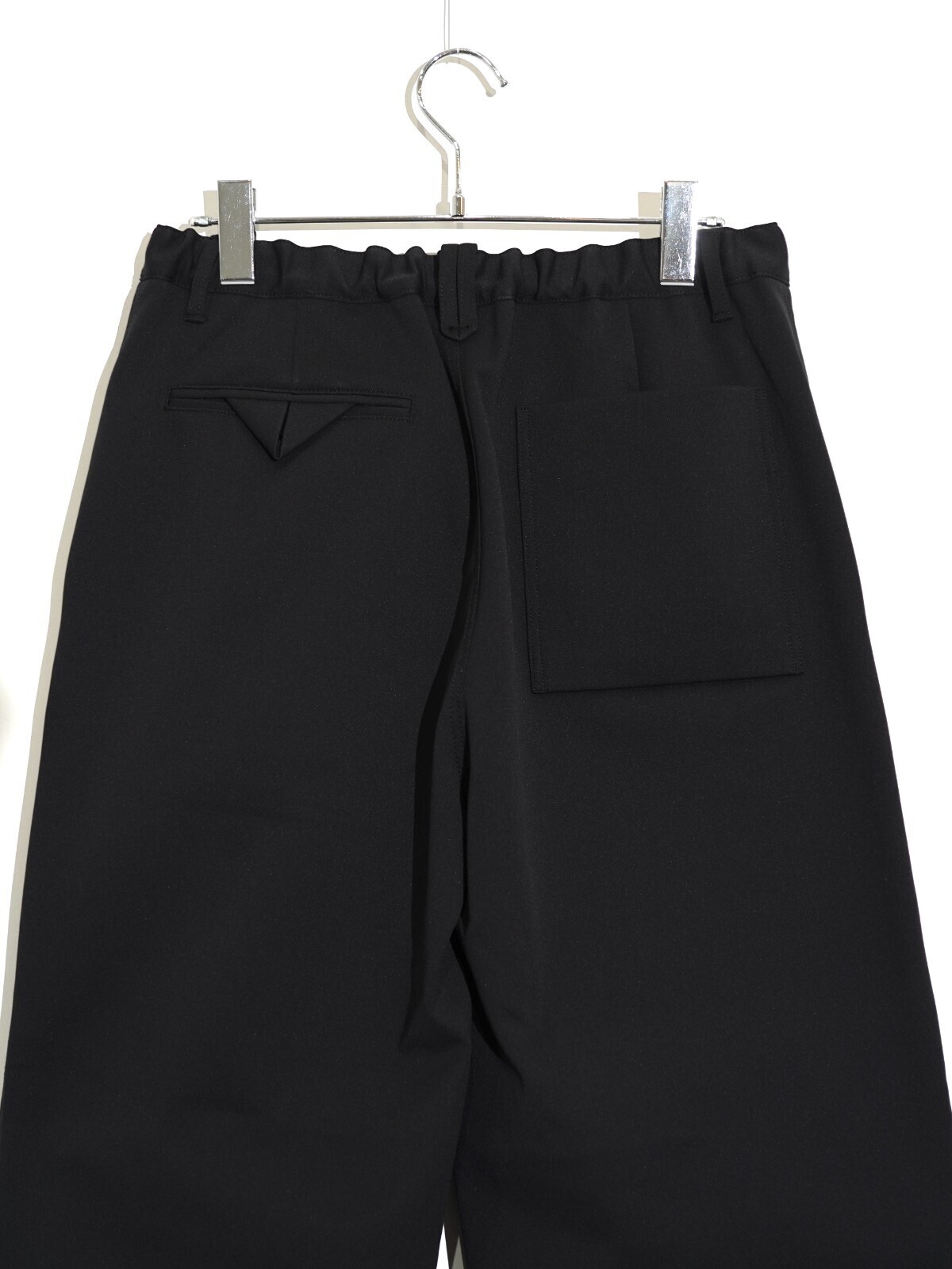 CURLY&Co. WOMENS & MENS SOLID DOUBLE-KNIT WIDE BAKER PANTS IMAGE4