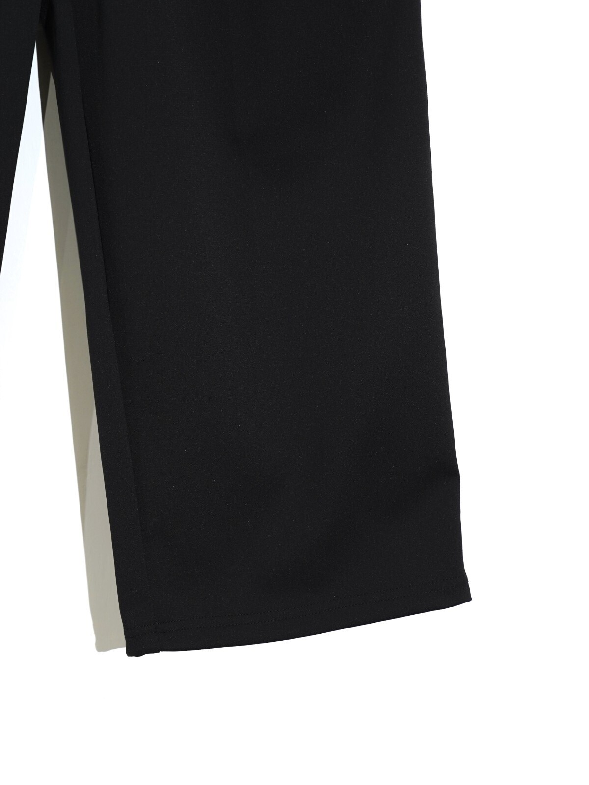 CURLY&Co. WOMENS & MENS SOLID DOUBLE-KNIT WIDE BAKER PANTS IMAGE5