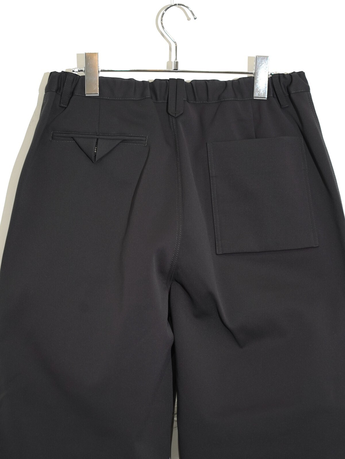 CURLY&Co. WOMENS & MENS SOLID DOUBLE-KNIT WIDE BAKER PANTS IMAGE9