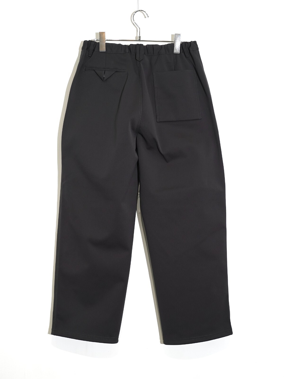 CURLY&Co. WOMENS & MENS SOLID DOUBLE-KNIT WIDE BAKER PANTS IMAGE7