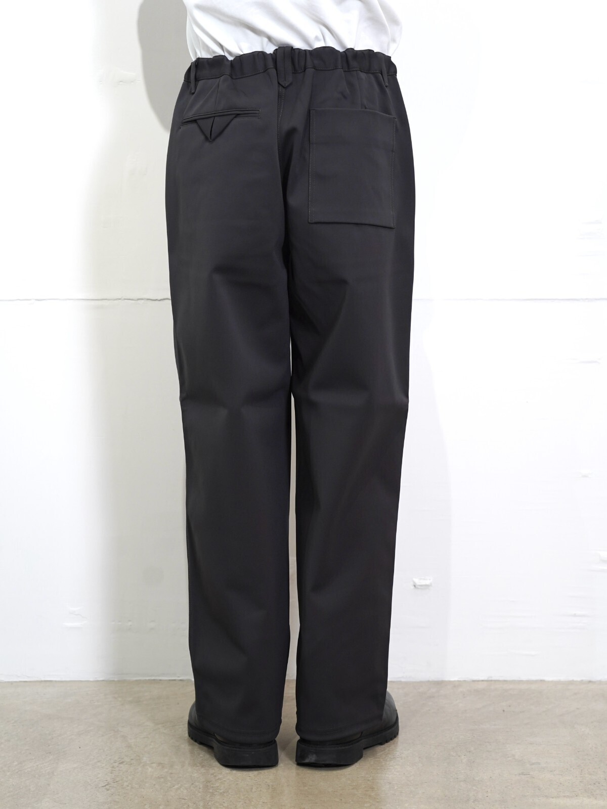 CURLY&Co. WOMENS & MENS SOLID DOUBLE-KNIT WIDE BAKER PANTS IMAGE14