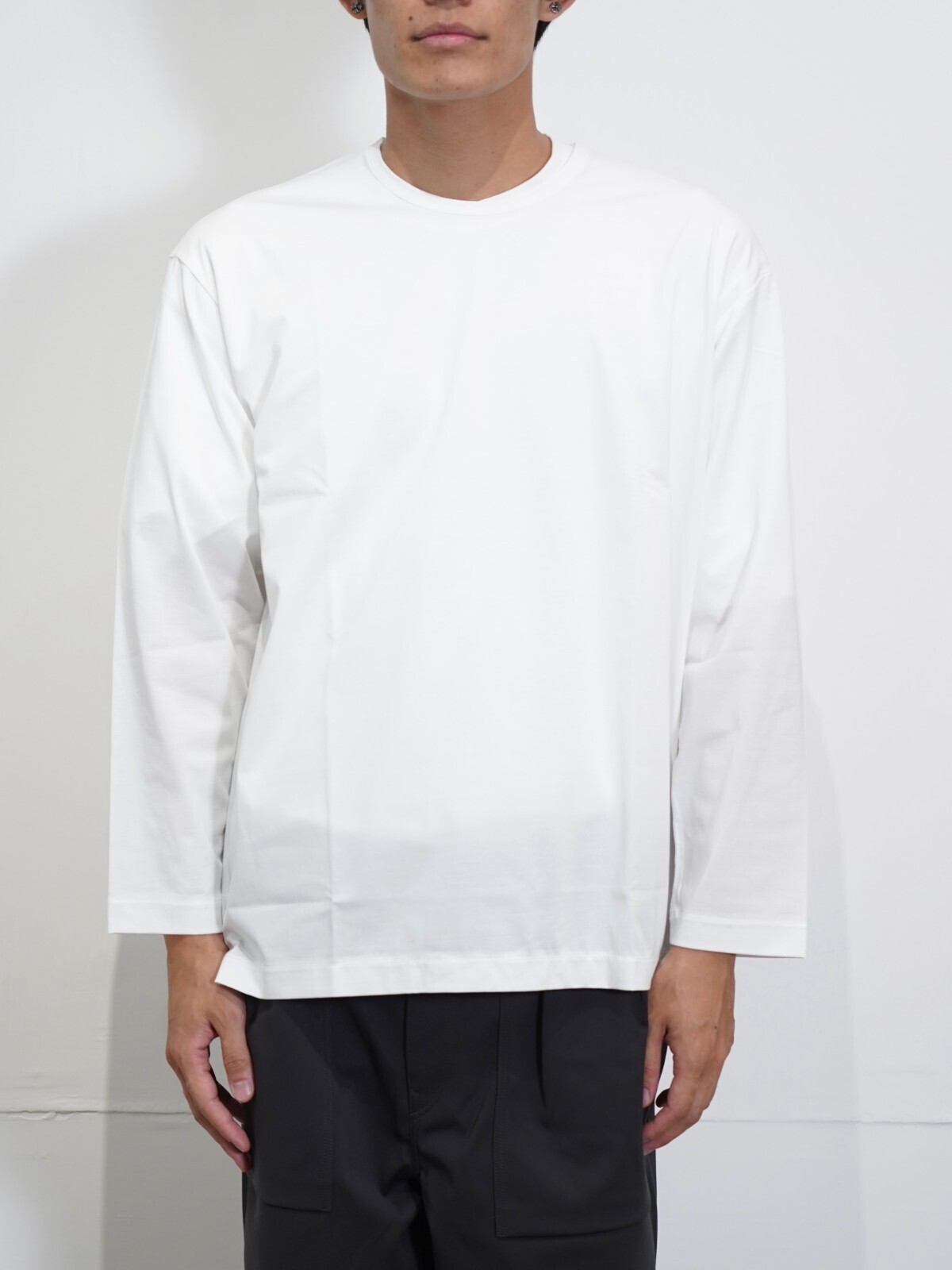 CURLY&Co. 女裝 & 男裝 HIGH-GAUGE T/C TEE (L/S) 圖片13