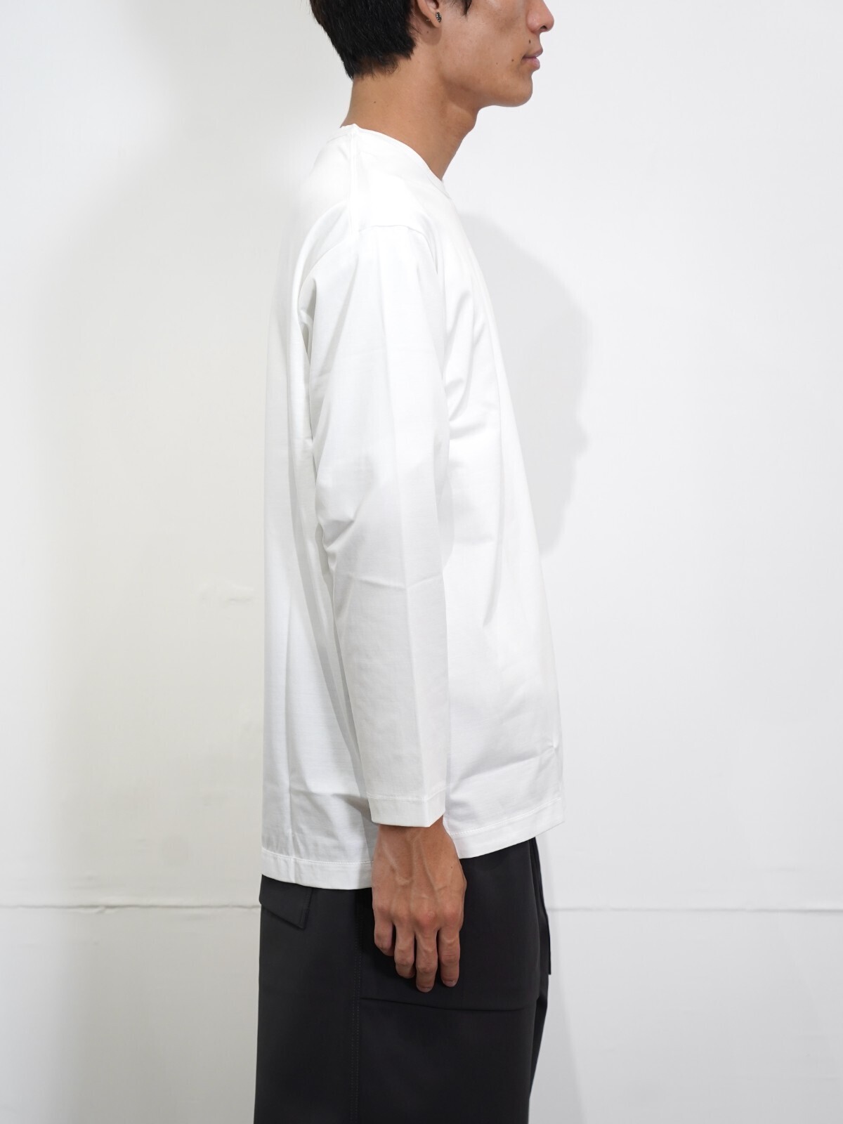 CURLY&Co. 女裝 & 男裝 HIGH-GAUGE T/C TEE (L/S) 圖片14