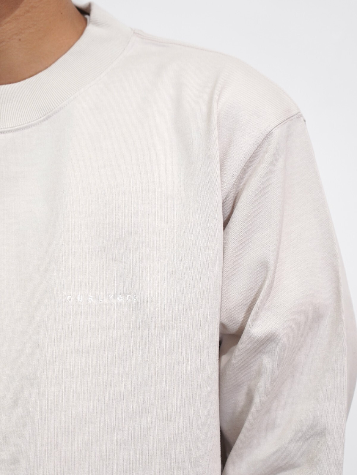 CURLY&Co. 女士 & 男士 HEAVY PLATING L/S TEE 圖片5