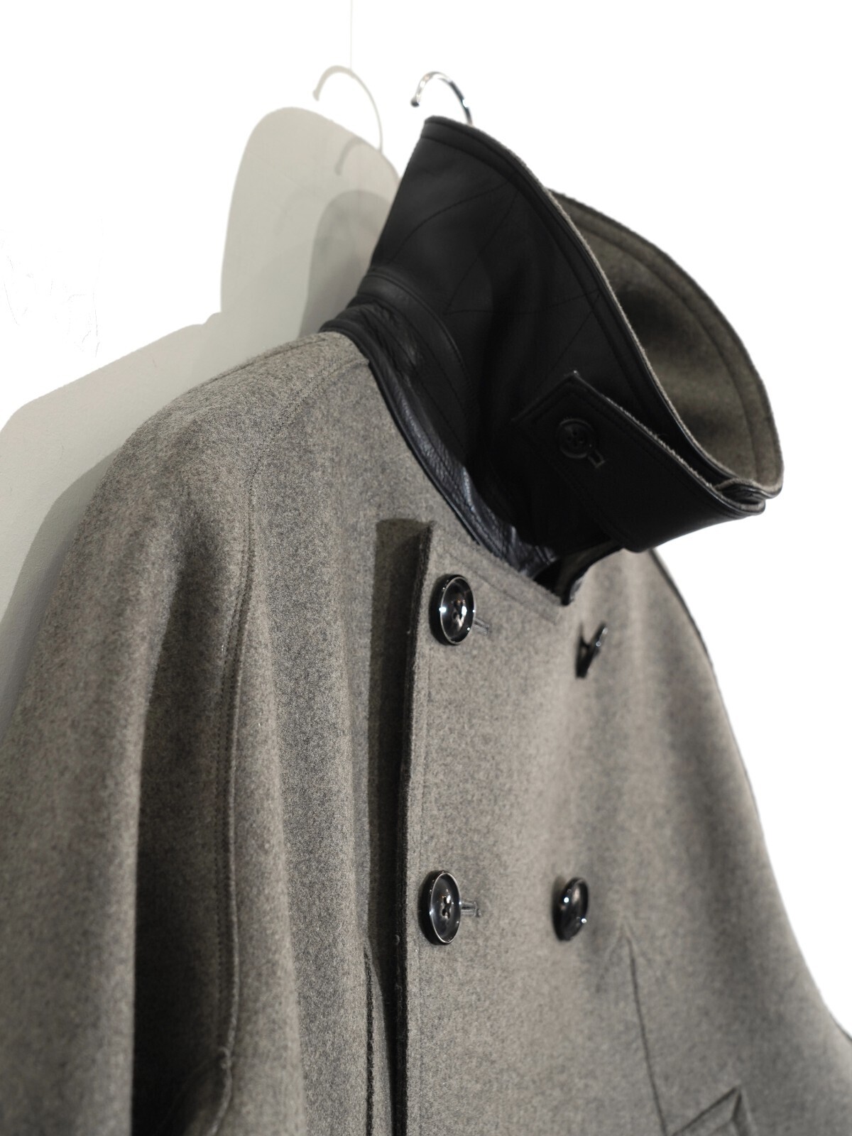 SARTO 男士 HEAVY WOOL CASHMERE MELTON P-COAT 圖片11