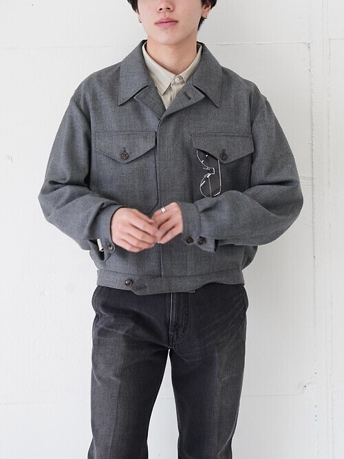 DRY WOOL TWILL EISENHOWER JACKET ｜SARTO MENS
