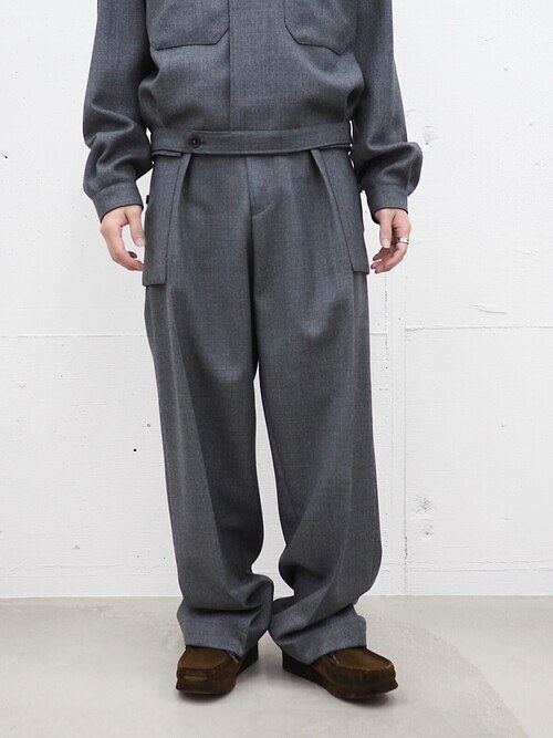 DRY WOOL TWILL PANTS TYPE 006｜SARTO MENS