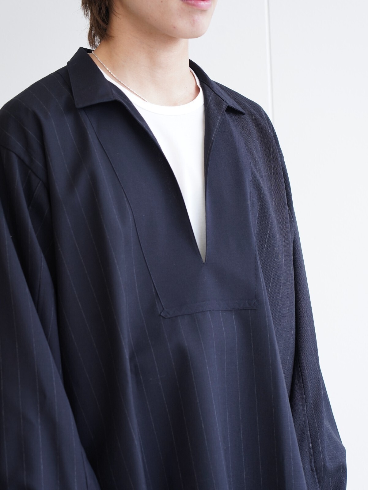 【極美品】MURRAL ミューラル 20SS スキッパープルオーバー トップス スキッパーポンチプルオーバー/AMERICAN HOLIC（アメリカン