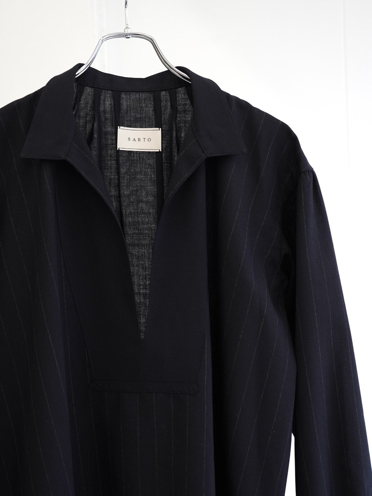 SARTO MENS HARD TWISTED WOOL SKIPPER PULL OVER IMAGE10