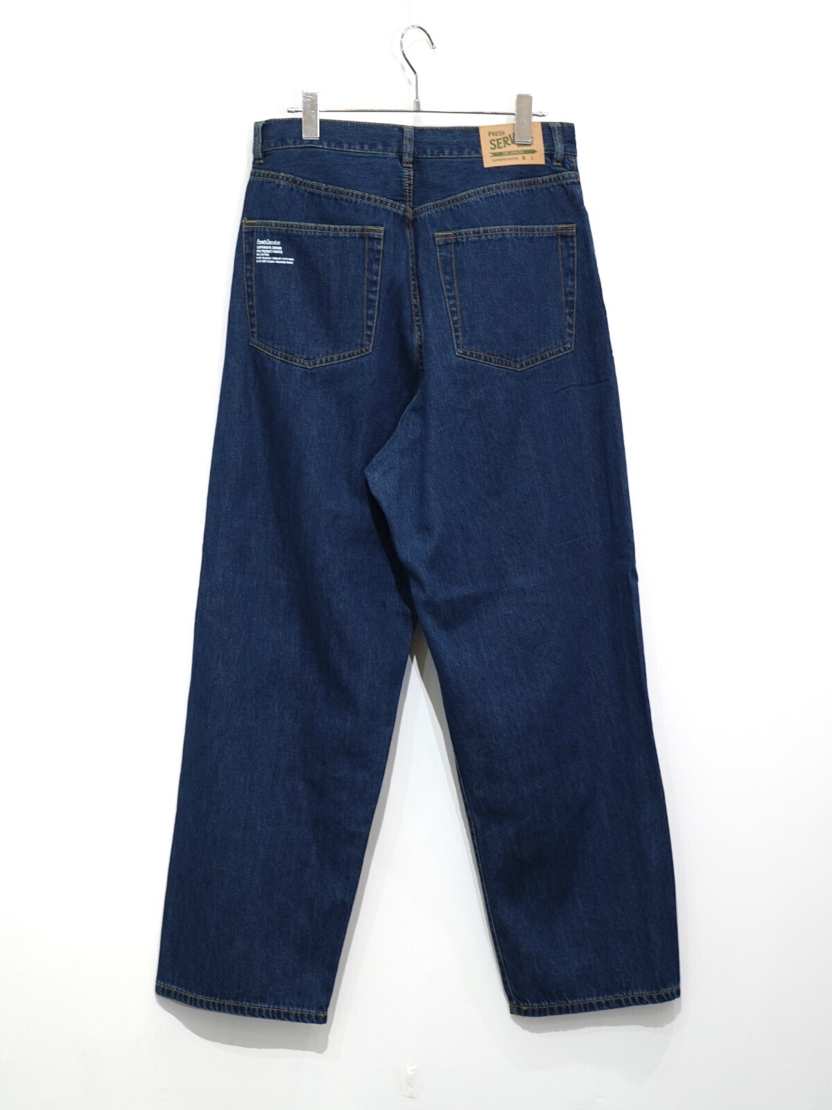 FreshService MENS CORPORATE DENIM FIVE POCKET PANTS(FADE INDIGO) IMAGE9