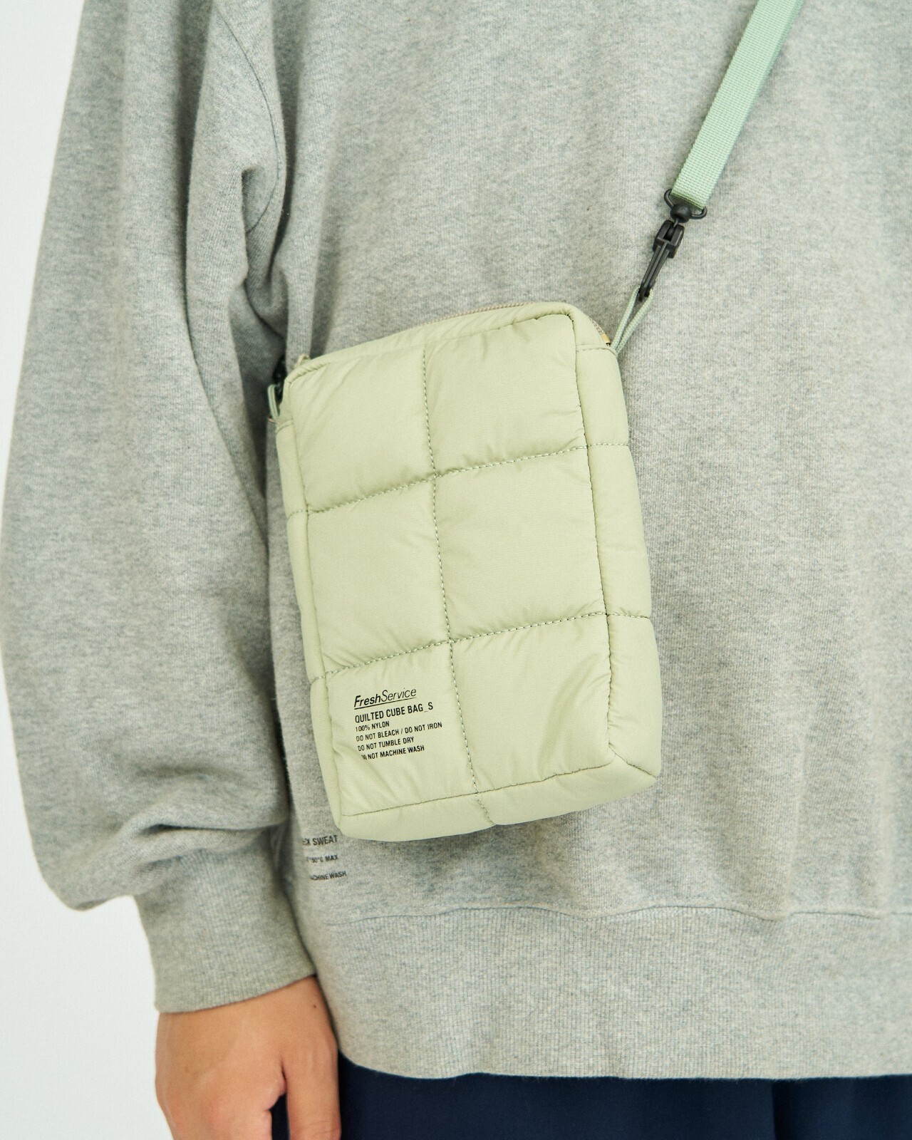 FreshService WOMENS & MENS QUILTED CUBE BAG_S IMAGE6