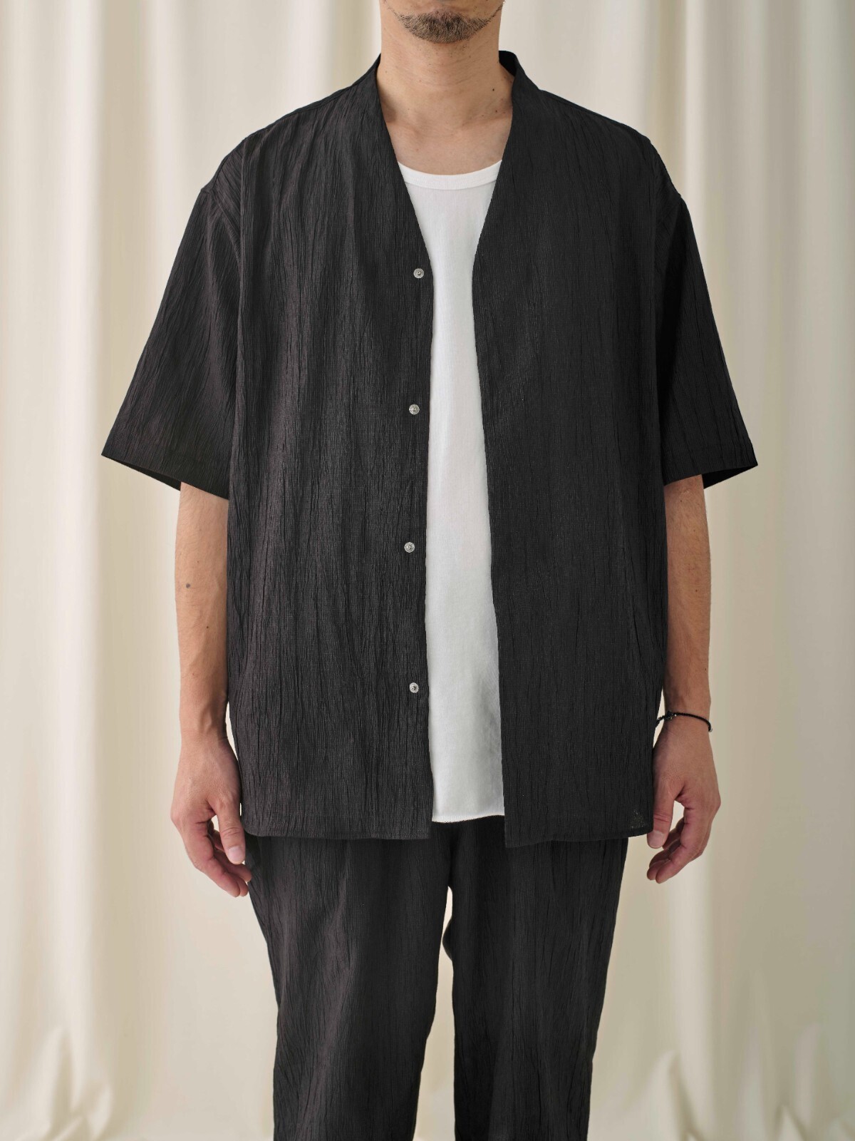 カーリー メンズ キモノカラーシャツ 画像9