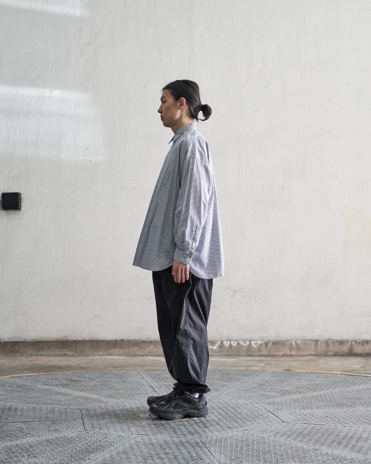 FreshService MENS Corporate Stripe Regular Collar Shirt IMAGE11