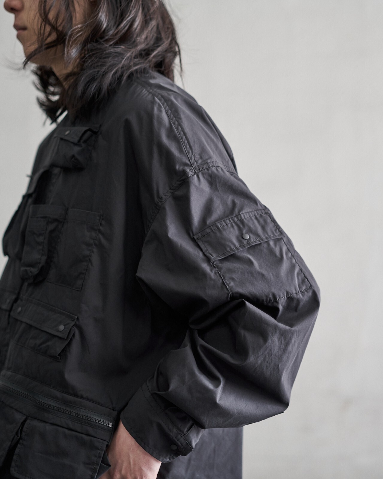 フレッシュサービス メンズ タクティカル ポケット ロングスリーブシャツ 画像7