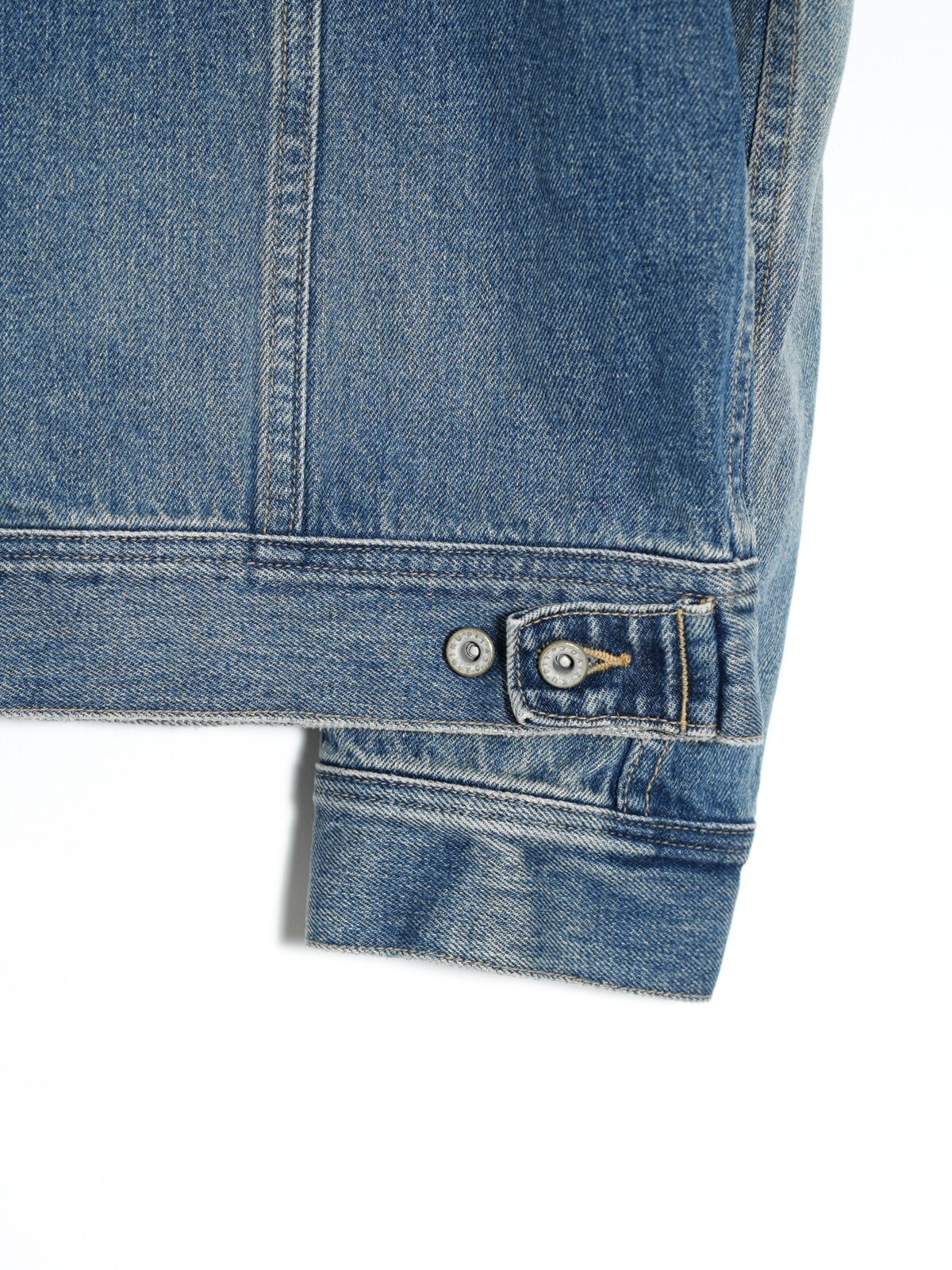 DAIRIKU 女士 & 男士 Cross Embroidery Vintage Denim Jacket 图片7