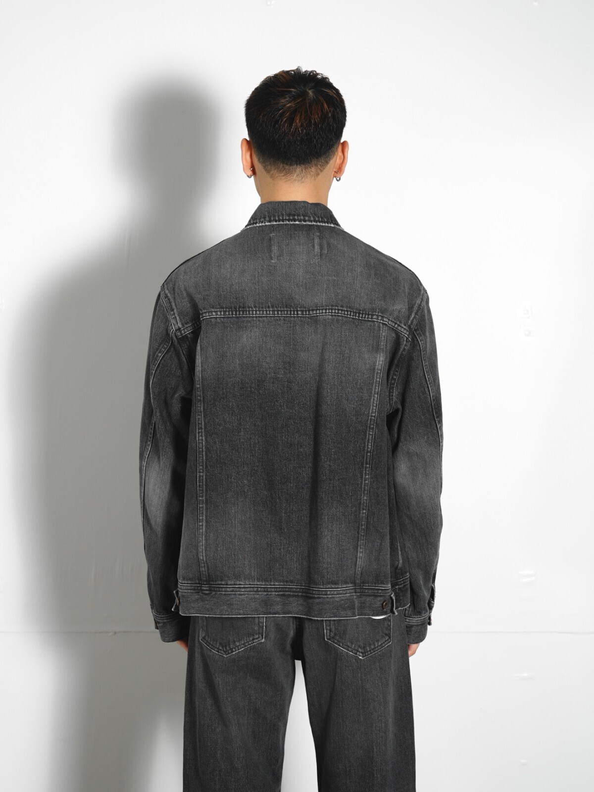 DAIRIKU 女士 & 男士 Cross Embroidery Vintage Denim Jacket 图片20