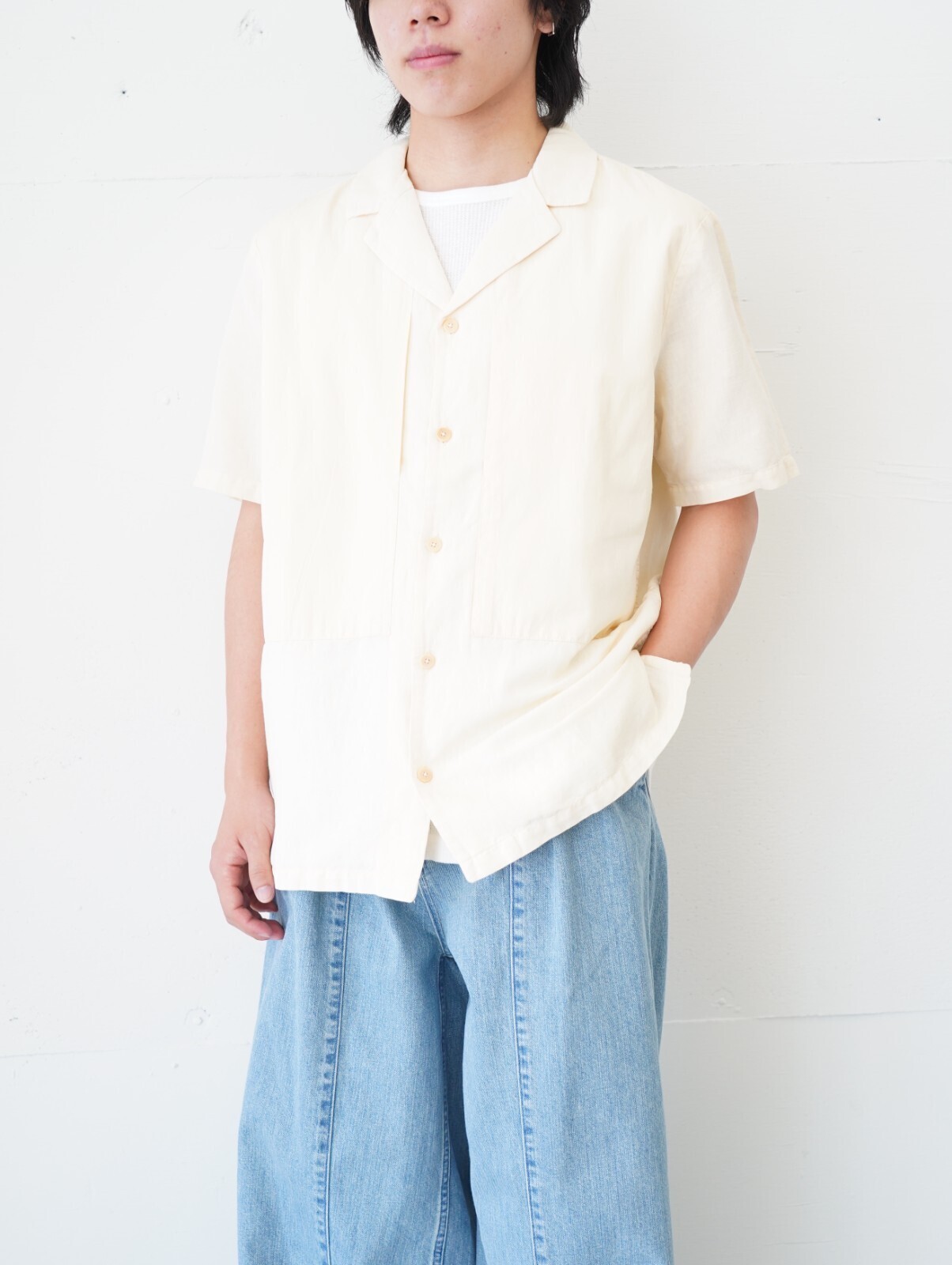 FOLK 남성 Overlay SS Shirt 이미지4