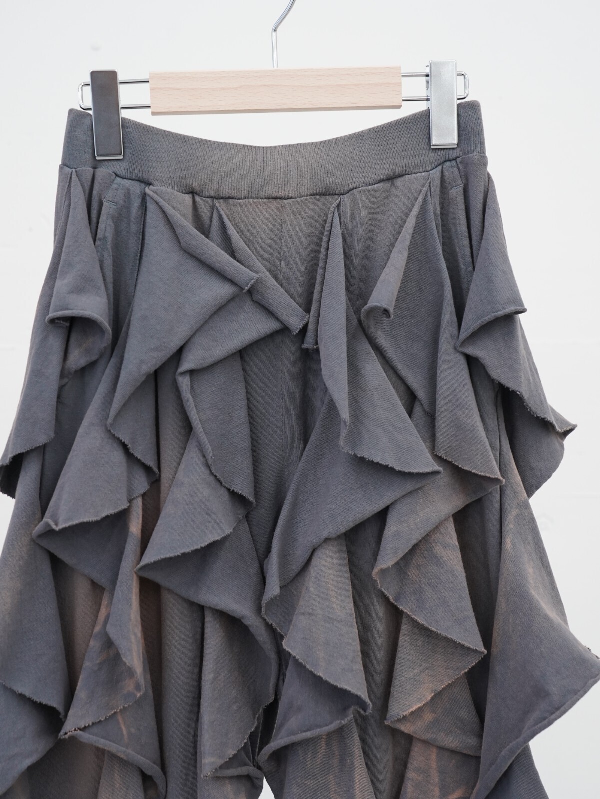 BELPER 女裝 & 男裝 BLEACHED RUFFLE PANTS 圖片11