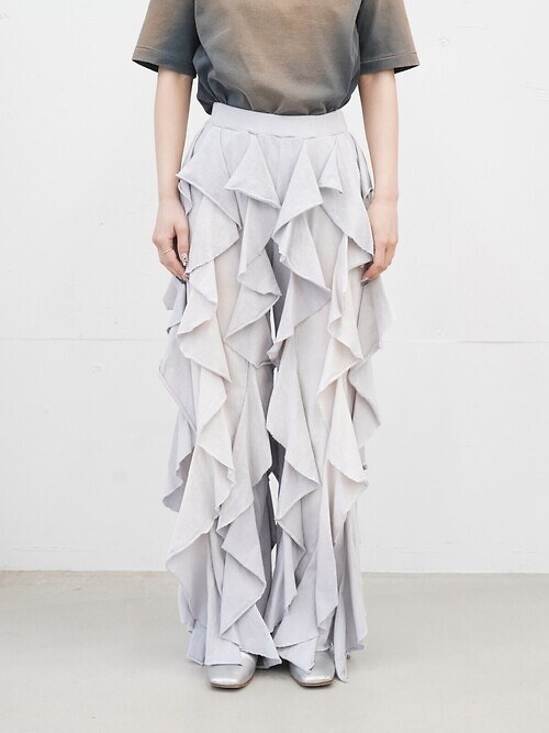 BLEACHED RUFFLE PANTS｜BELPER 女裝 & 男裝