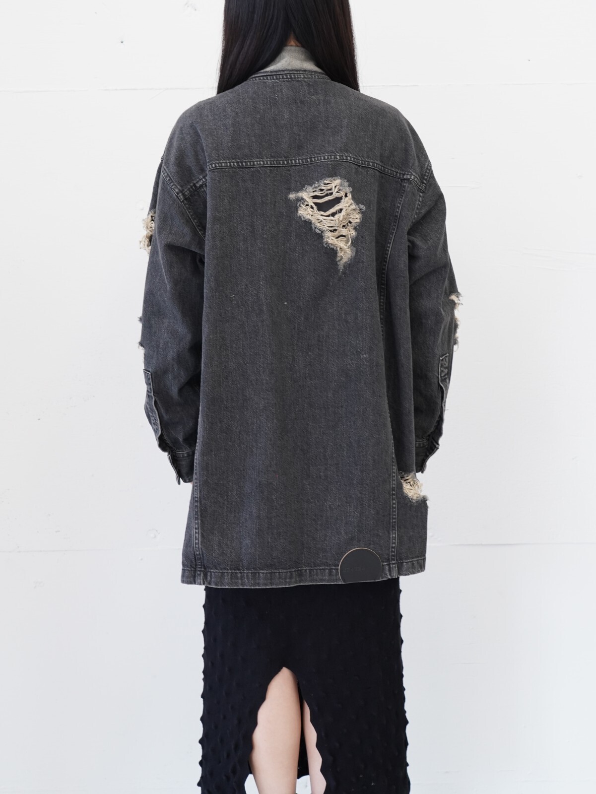 ベルパー レディース & メンズ デニムボウタイブラウス 画像3