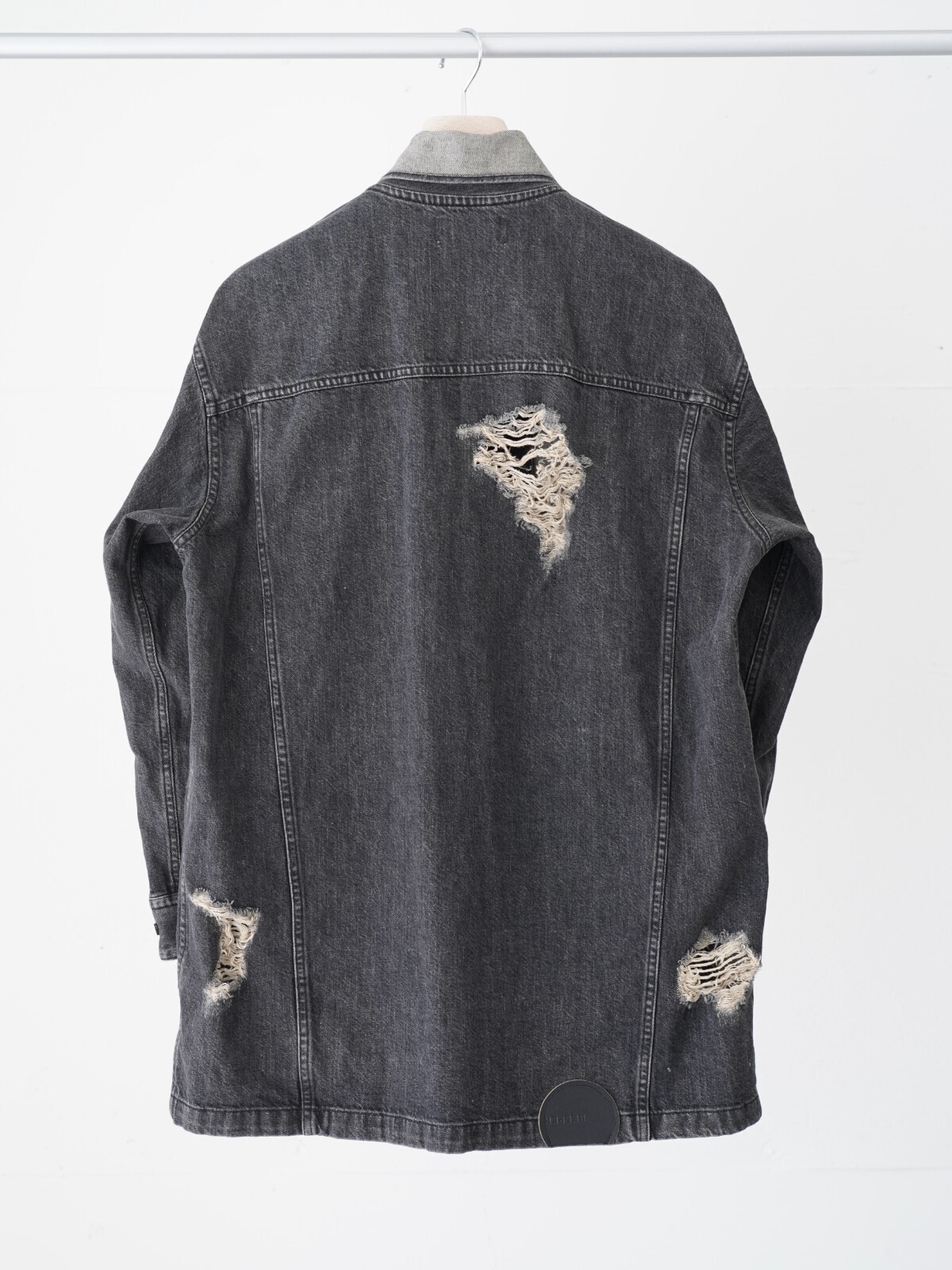 ベルパー レディース & メンズ デニムボウタイブラウス 画像8