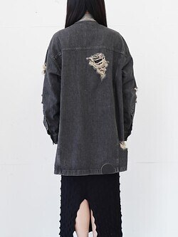 BELPER 女裝 & 男裝 DENIM BOWTIE BLOUSE 圖片12