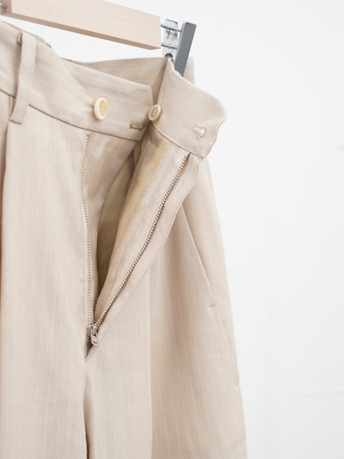 BELPER 女士 & 男士 STRIPE TUCKED TROUSERS 图片20