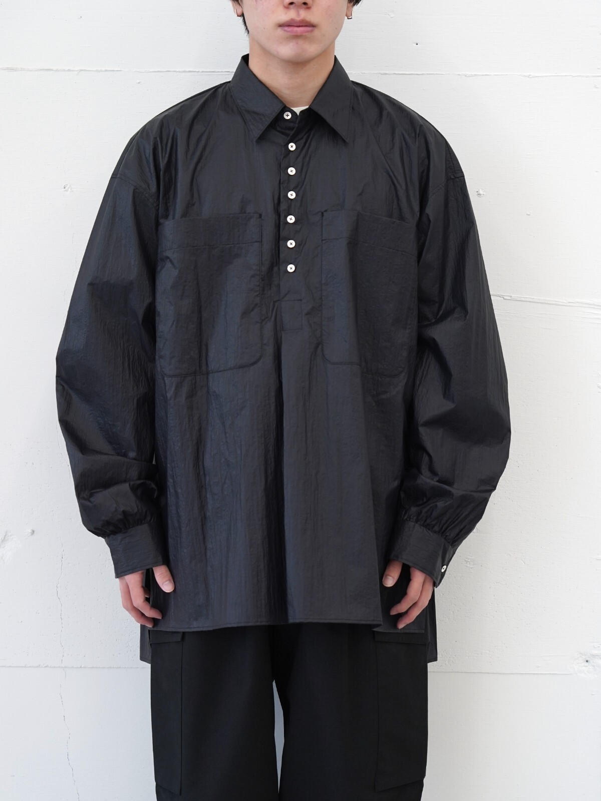 AXIS 여성 & 남성 Over Size Pullover Shirts 이미지2