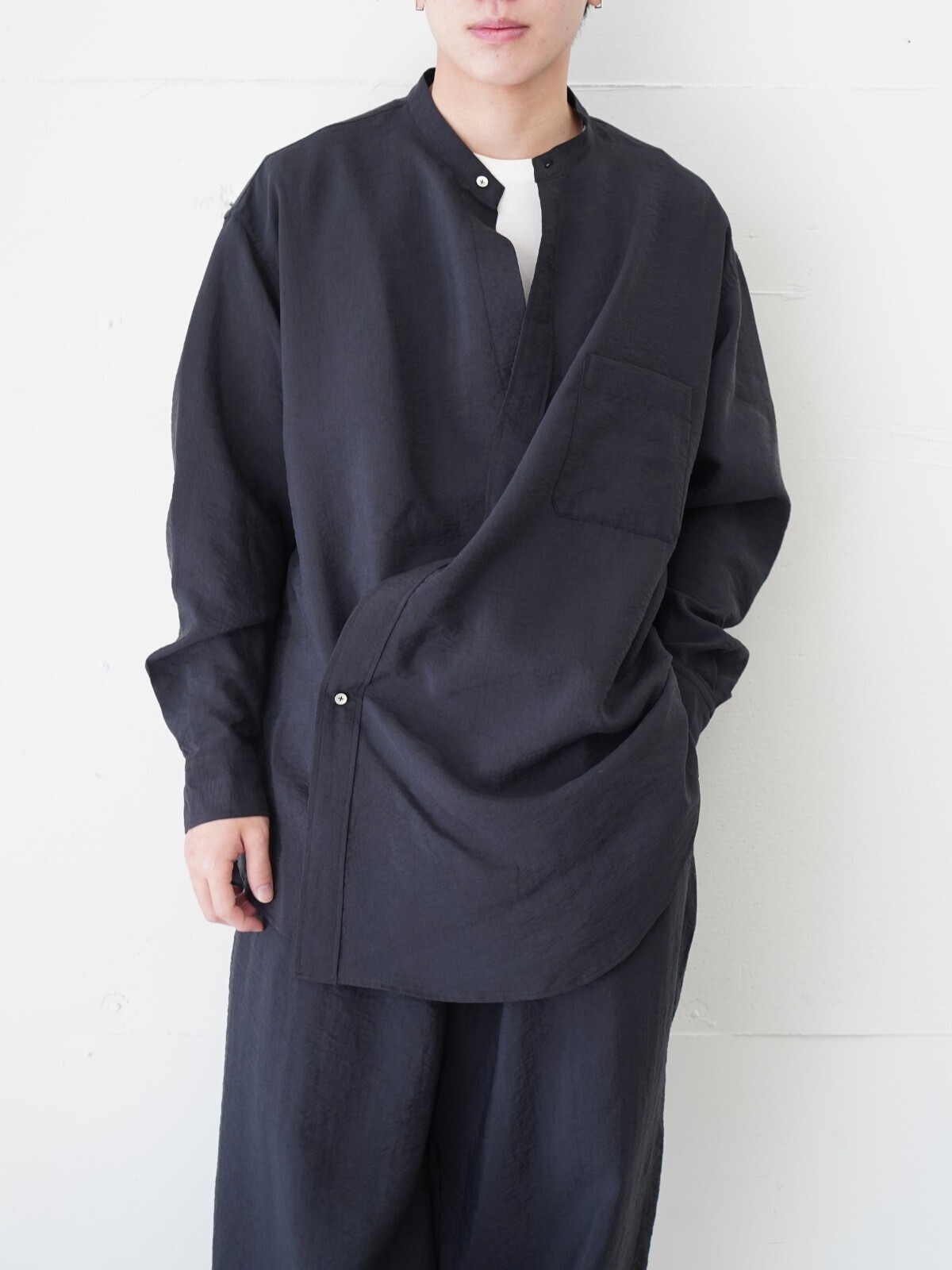 アクシス レディース & メンズ オーバーラップシャツ 画像8