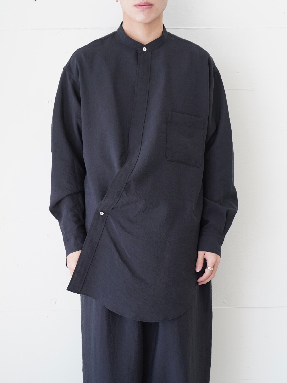 アクシス レディース & メンズ オーバーラップシャツ 画像5