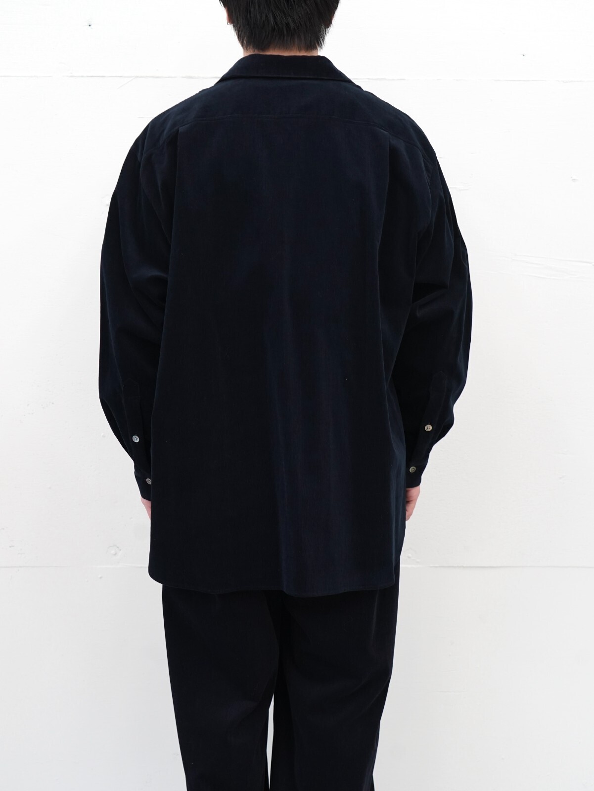 Blanc YM 女士 & 男士 Soft Corduroy Skipper Shirts 图片3