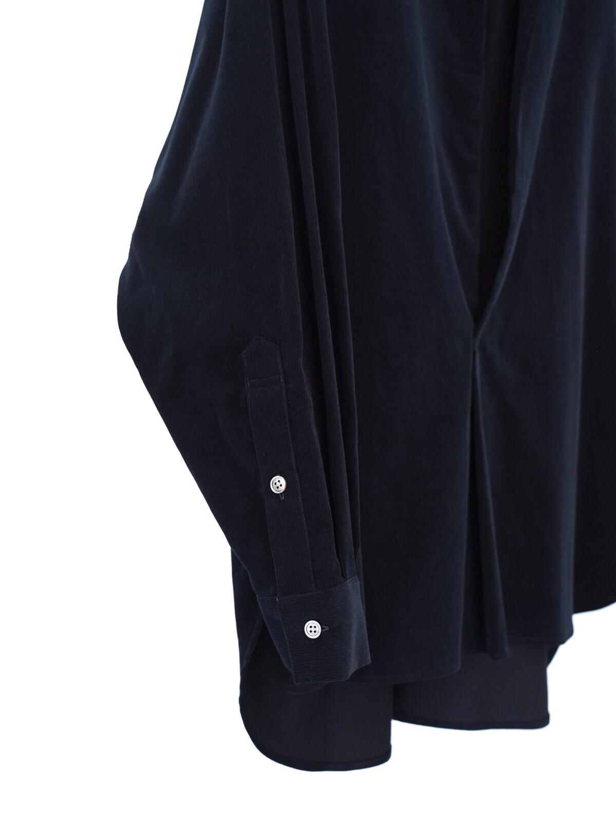 Blanc YM 女士 & 男士 Soft Corduroy Skipper Shirts 图片10