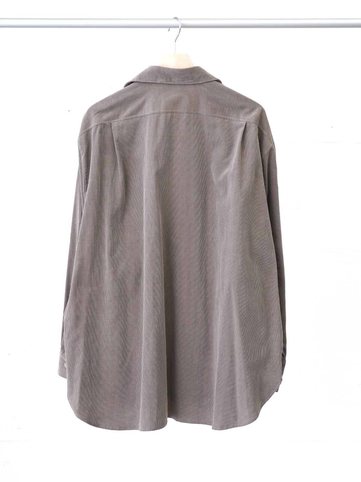 Blanc YM 女士 & 男士 Soft Corduroy Skipper Shirts 图片14