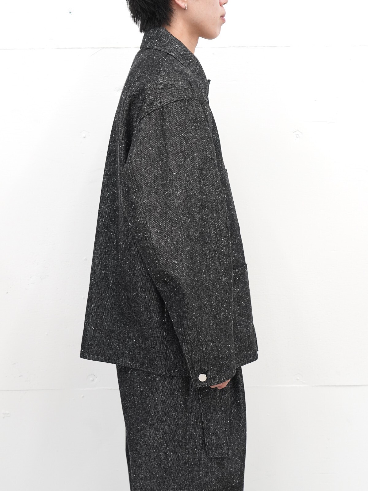 Blanc YM 女士 & 男士 Silk Denim Coverall 图片2