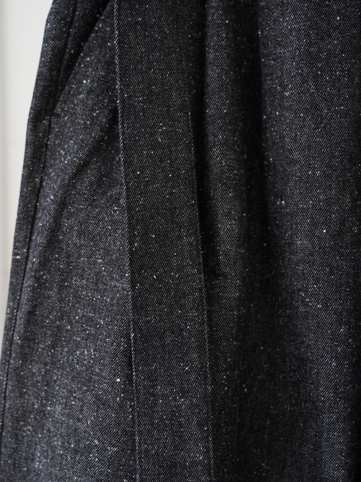 Blanc YM 女士 & 男士 Silk Denim Wide Pants 图片8