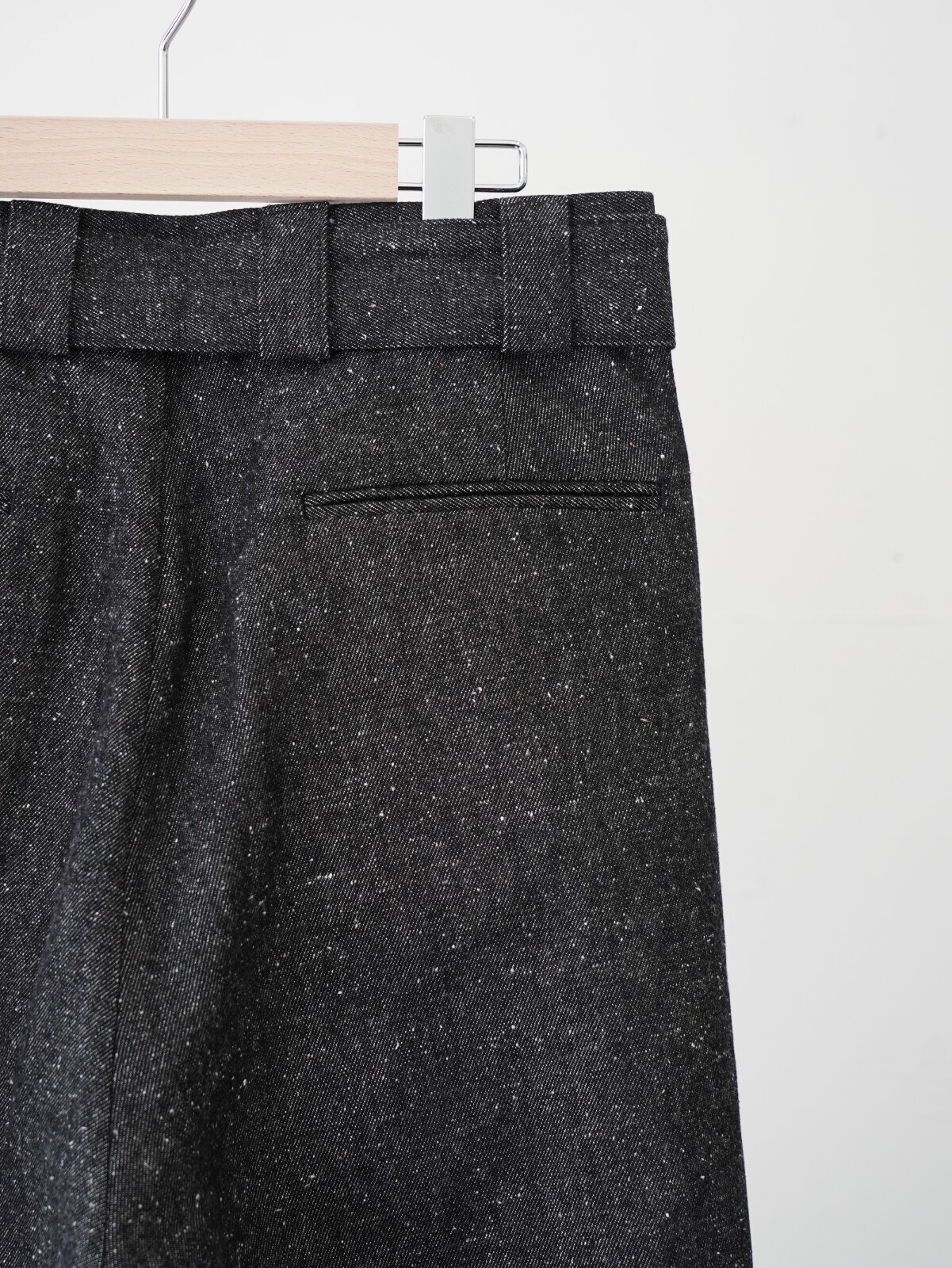 Blanc YM 女士 & 男士 Silk Denim Wide Pants 图片5