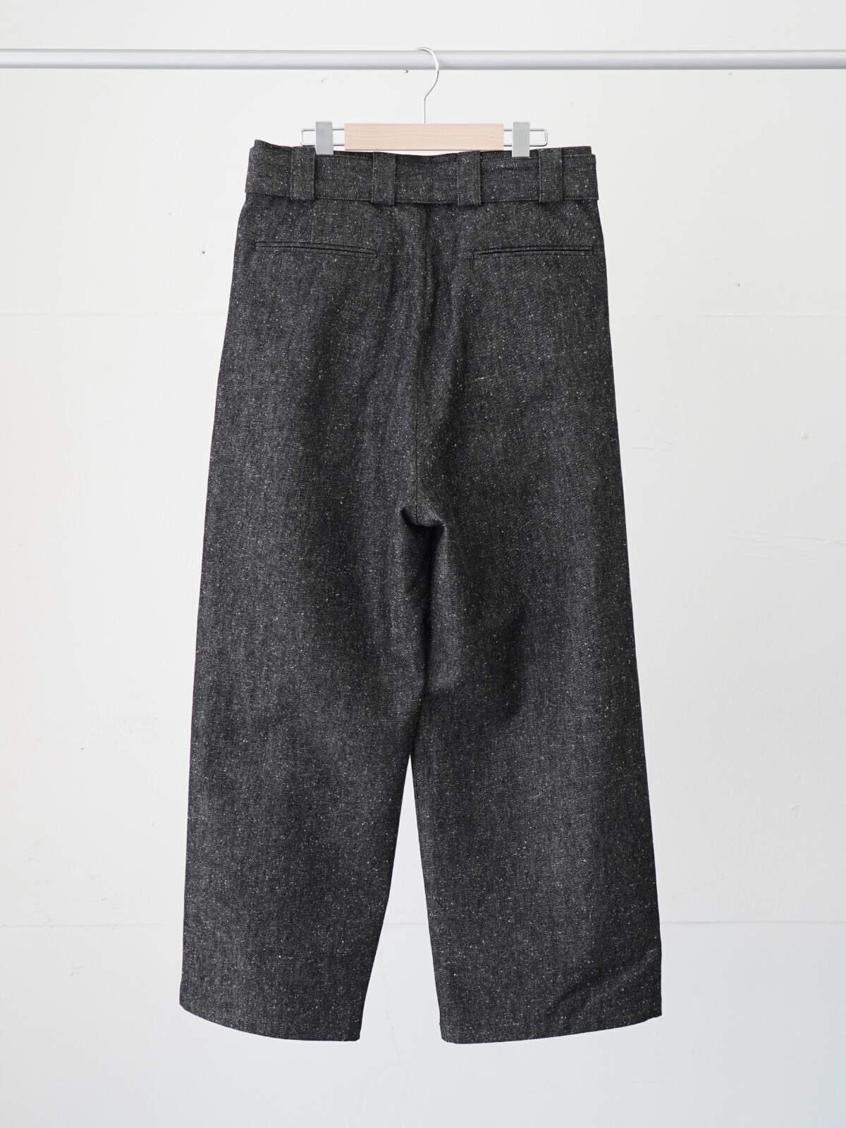 Blanc YM 女士 & 男士 Silk Denim Wide Pants 图片3