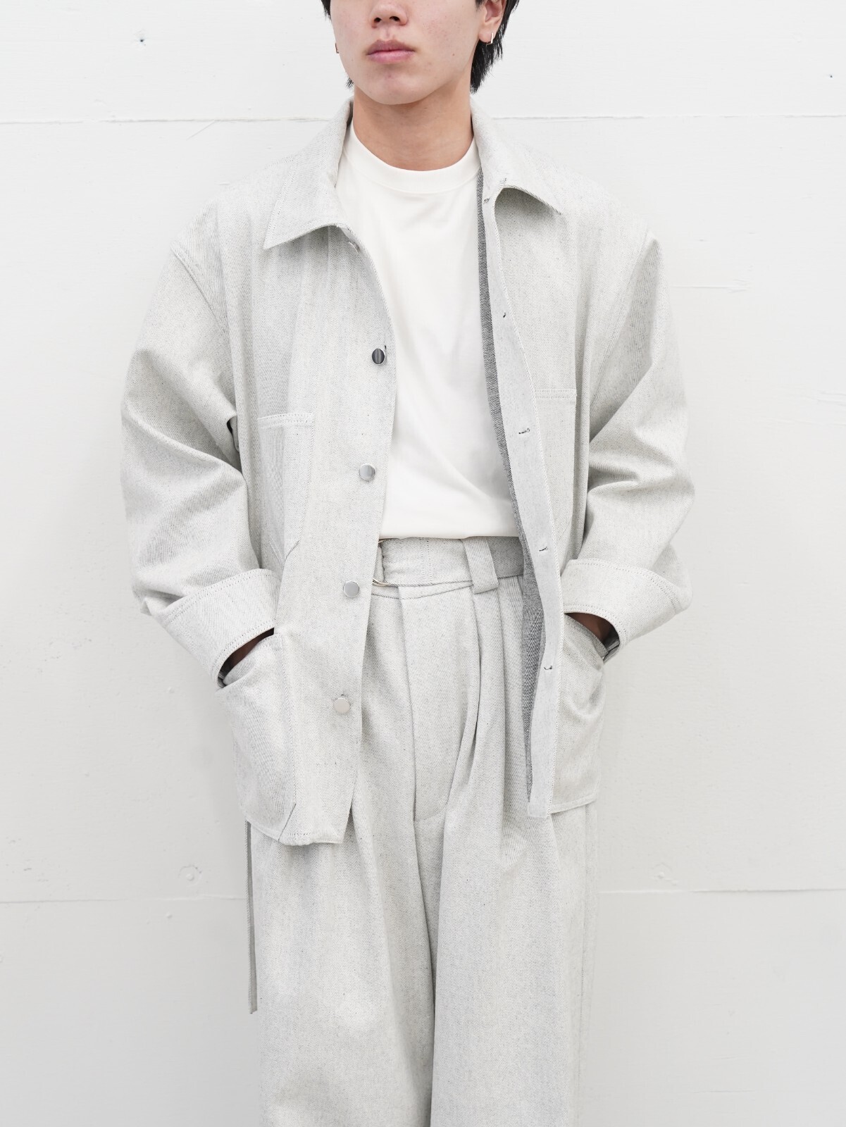Blanc YM 女士 & 男士 Recycling Cotton Denim Coverall 图片6