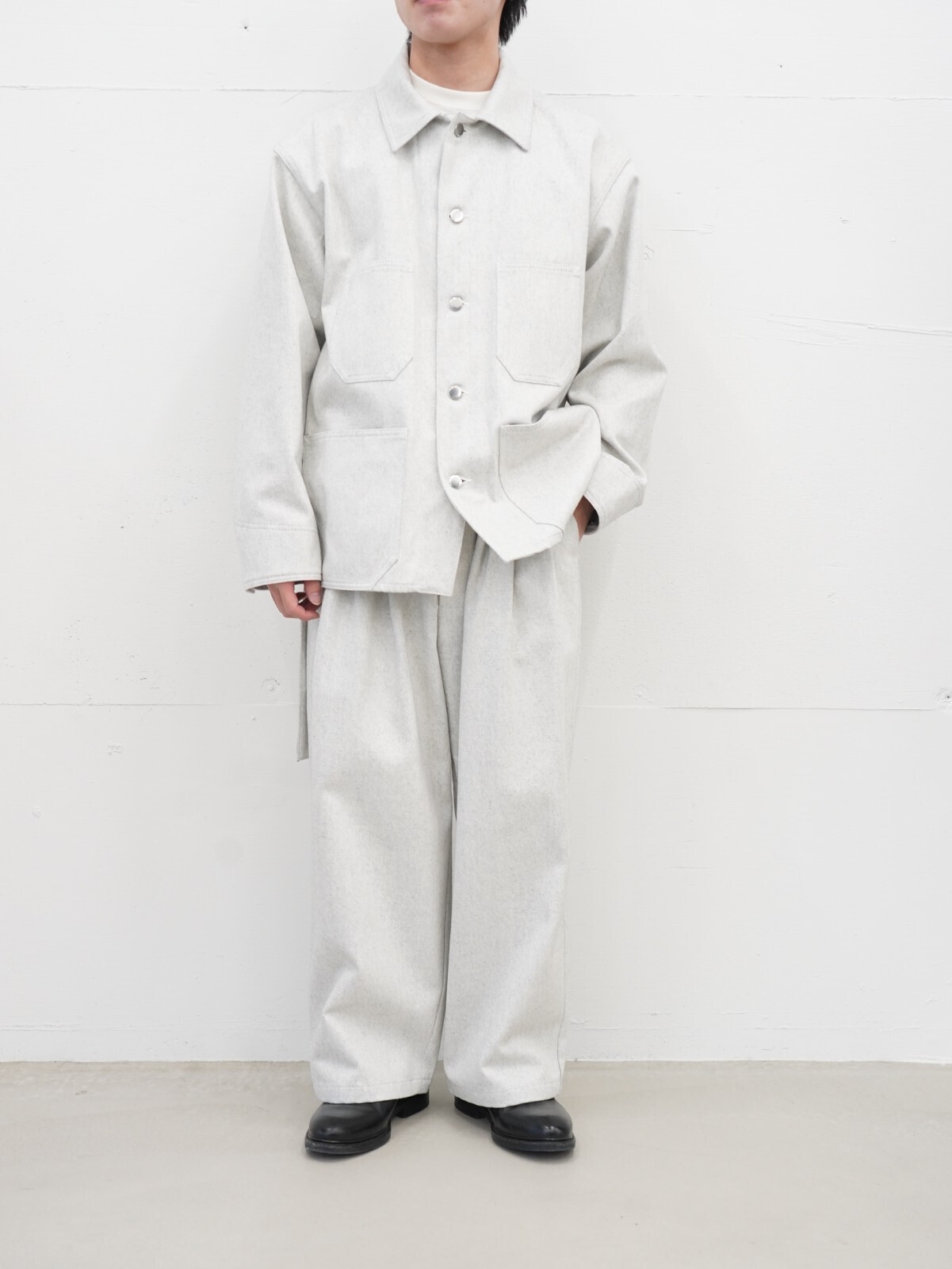 Blanc YM 女士 & 男士 Recycling Cotton Denim Coverall 图片5